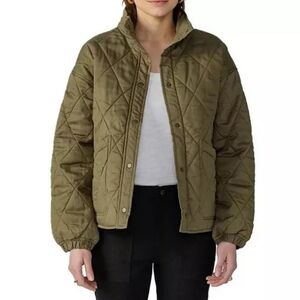 Social Standard by Sanctuary Quilted Twill Jacket - olive green